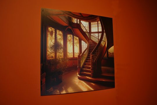 Ausstellung "Das verlorene Skizzenbuch von Victor Horta – wenn Künstliche Intelligenz den Jugendstil interpretiert" in Brüssel (Bild: Kay Wagner/BRF)