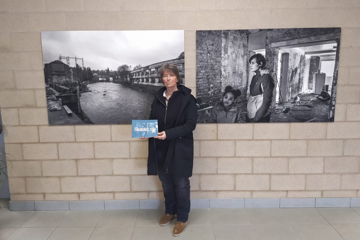 Françoise Deprez hat die Fotos gemacht, die in der Ausstellung "Toujours l'eau" in Pepinster zu sehen sind (Bild: Christoph Heeren/BRF)