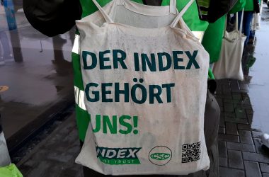 CSC-Aktion für den Index: "Wir lassen uns nicht veräppeln" (Bild: Manuel Zimmermann/BRF)
