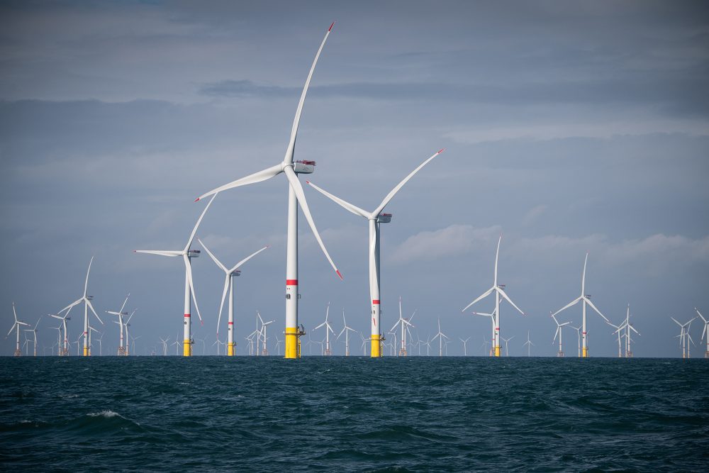Eneco-Windpark vor der belgischen Küste in Ostende (Bild: Eric Feferberg/AFP)