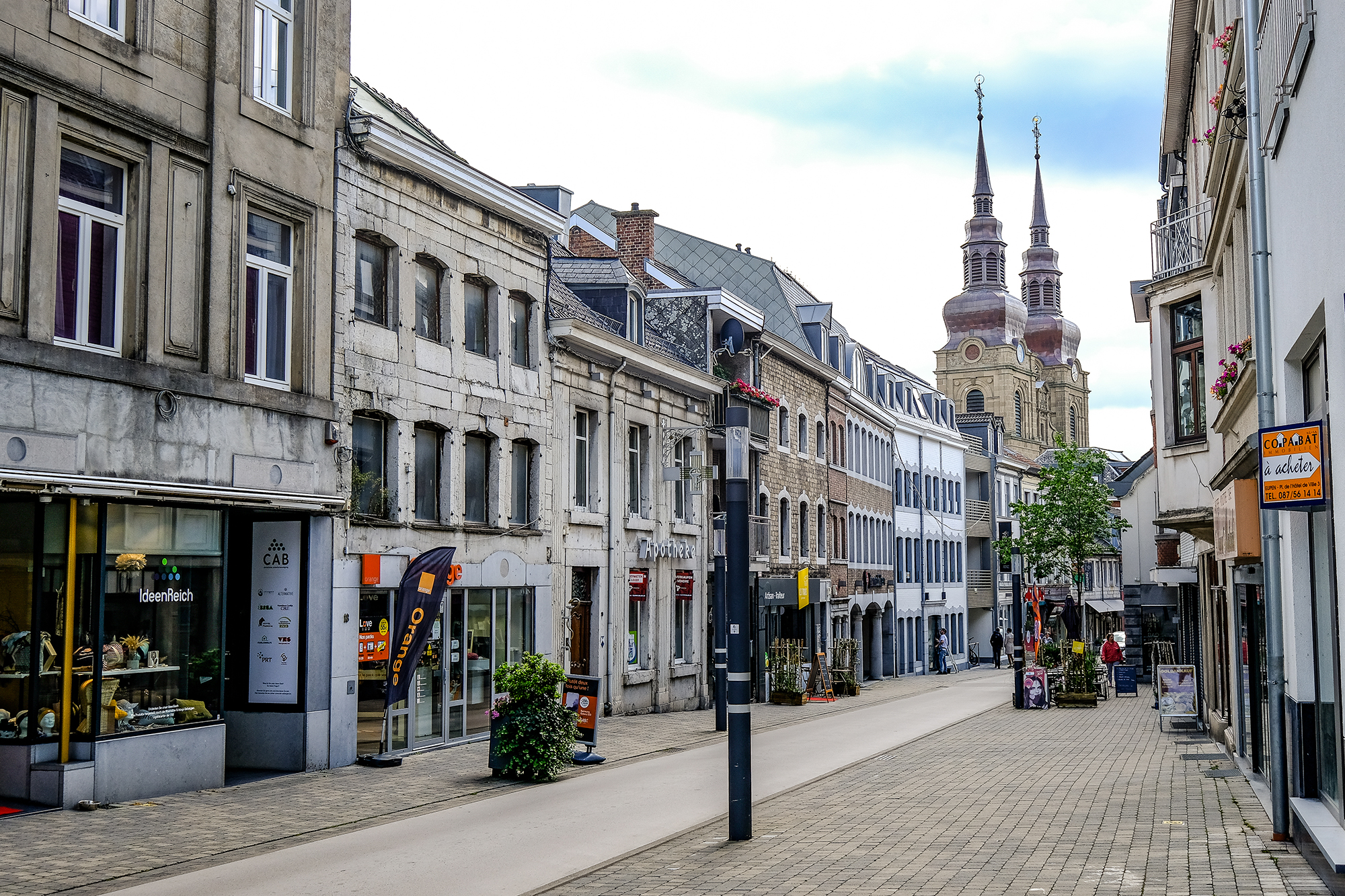Stadtzentrum von Eupen (Illustrationsbild: Bruno Fahy/Belga)