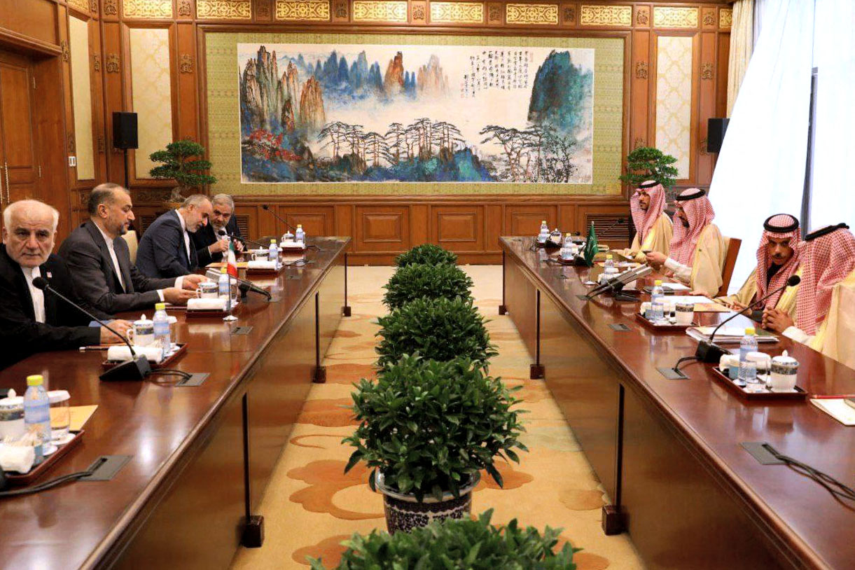 Erstmals Treffen der Außenminister Irans und Saudi-Arabiens