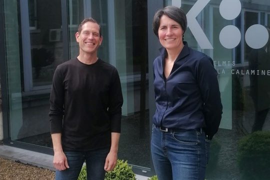 Yves Kever und Nathalie Wimmer (Bild: Gemeinde Kelmis)