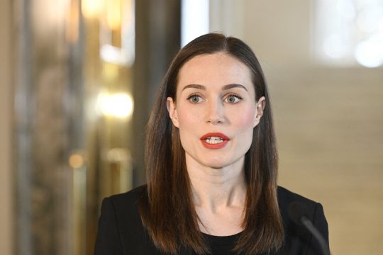 Die scheidende finnische Premierministerin Sanna Marin