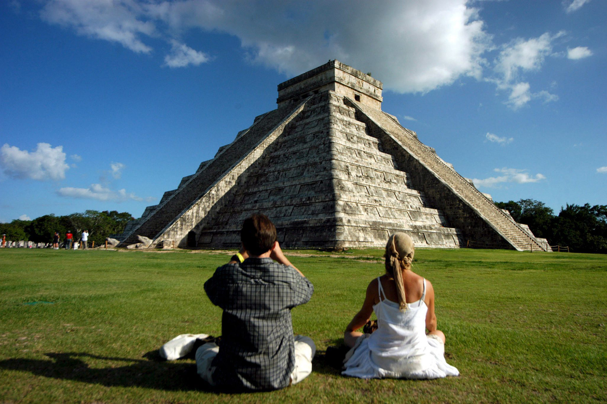 Maya-Pyramide El Castillo von Chichen Itza in Mexiko (Bild: Jacinto Kanek/EPA)