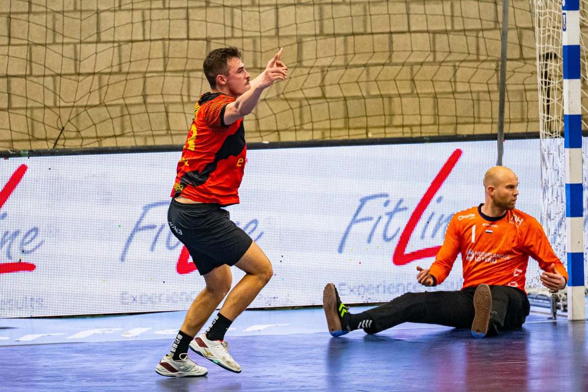 Nick Braun beim EM-Qualifikationsspiel Belgien gegen Niederlande (Bild: Foto Reza)