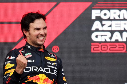 Sergio Perez gewinnt Großen Preis von Aserbaidschan (Bild: Giuseppe Cacace/AFP)