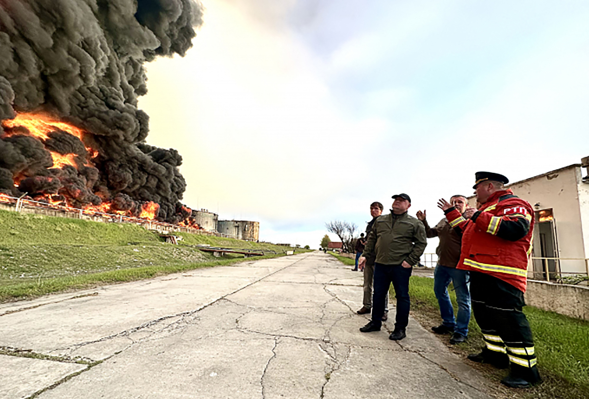 Rauchwolke in Sewastopol (Bild: Government of Sevastopol / AFP)