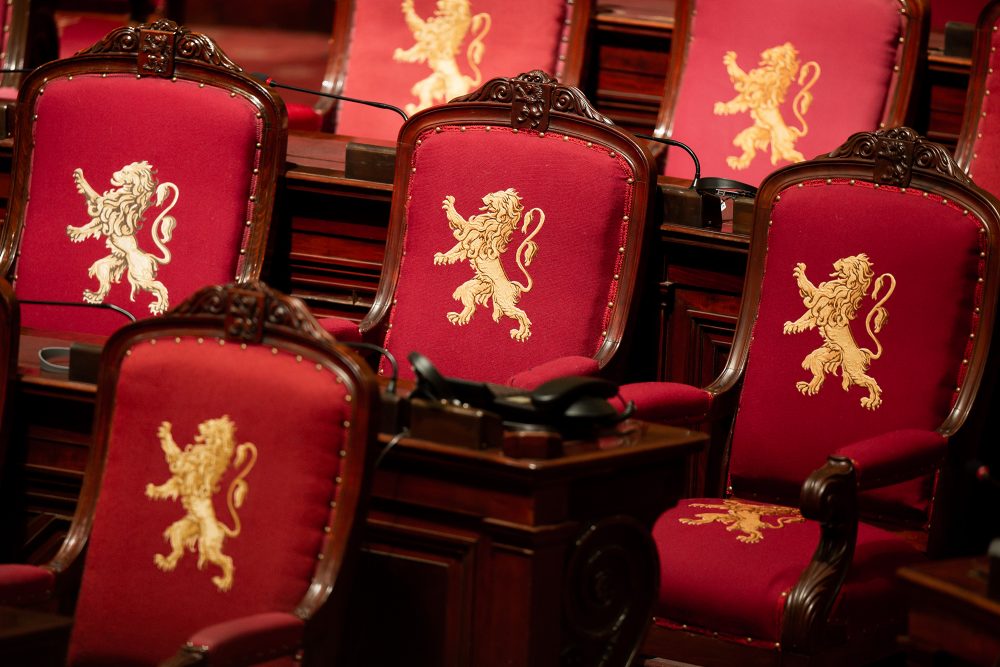 Sitze im Senat in Brüssel (Bild: Nicolas Maeterlinck/Belga)