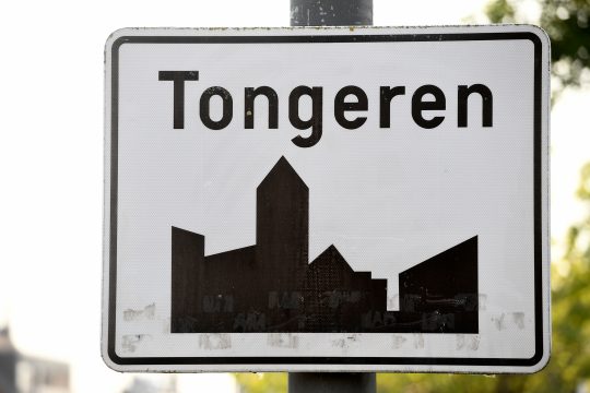 Ortsschild von Tongeren (Bild: Yorick Jansens/Belga)
