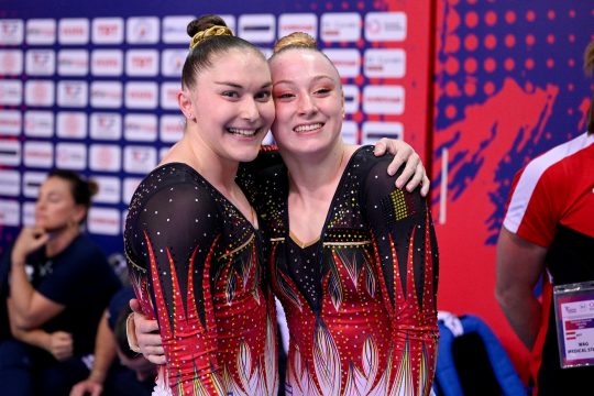 Lisa Vaelen und Maellyse Brassart (Bild: Laurie Dieffembacq/Belga)