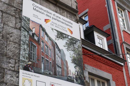 Das wallonische Parlament in Namur