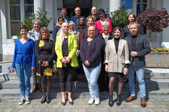 Pressekonferenz der Dialoggruppe Eupen am 2.5.2023 (Bild: Andreas Lejeune/BRF)