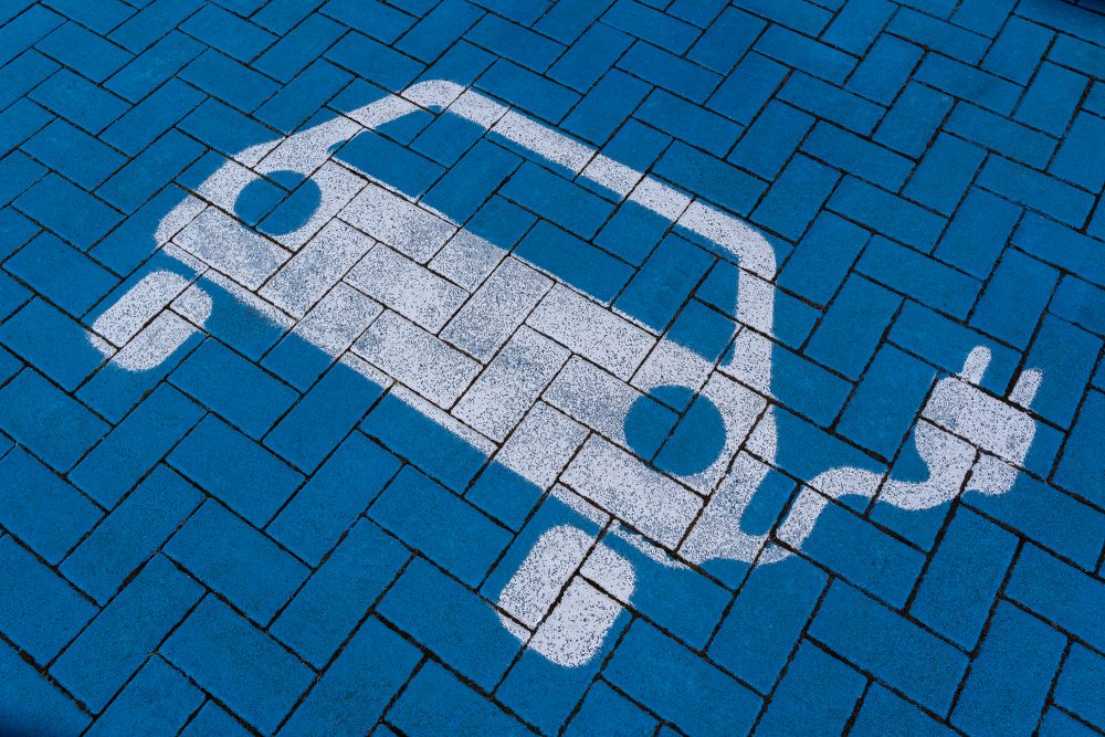 Parkplatz für E-Auto