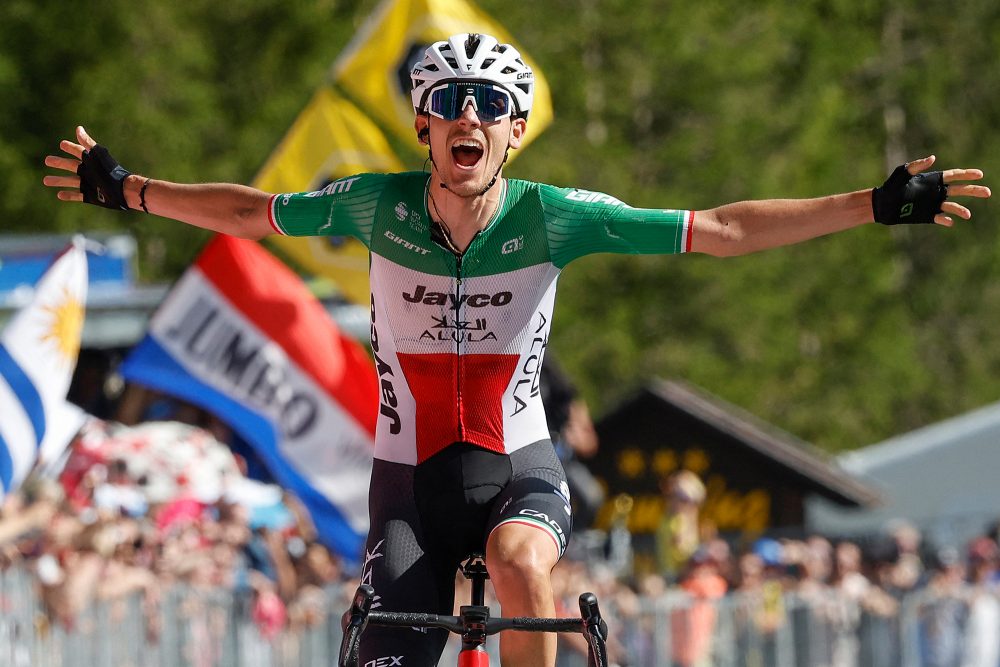 Filippo Zana gewinnt die 18. Etappe des Giro d'Italia (Bild: Luca Bettini/AFP)