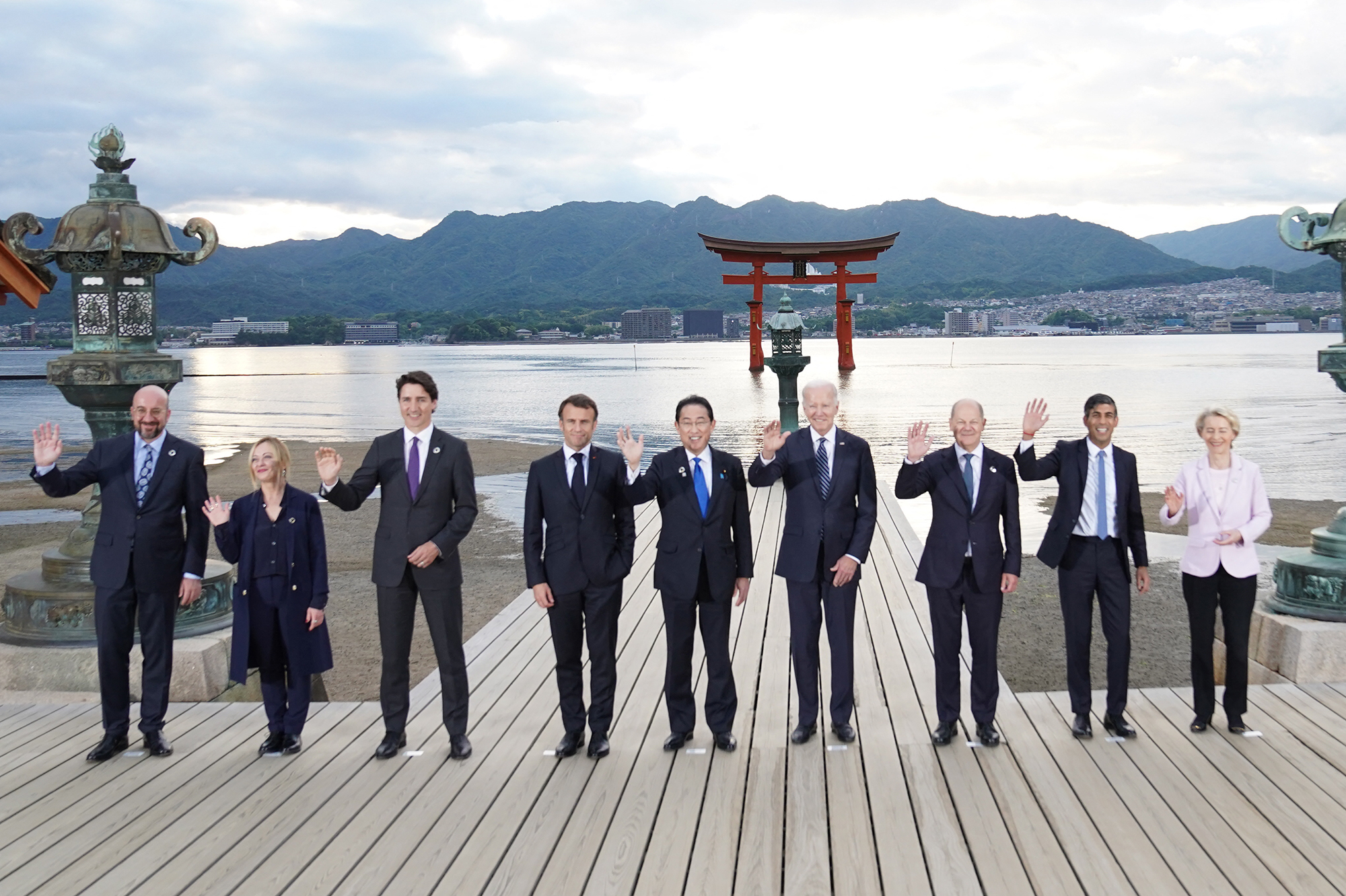 G7-Gipfel in Hiroshima (Bild: Stefan Rousseau/Pool/AFP)