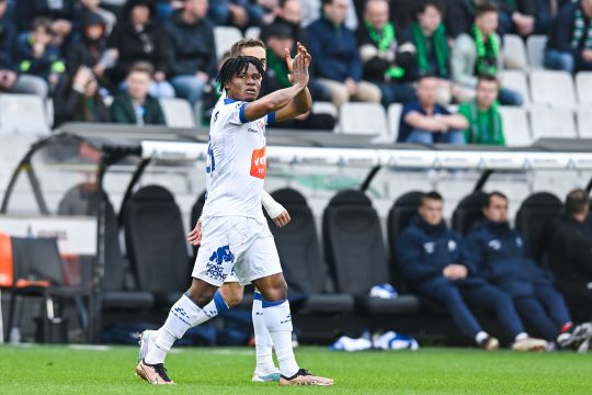 Gift Emmanuel Orban jubelt (Bild: Tom Goyvaerts/Belga)