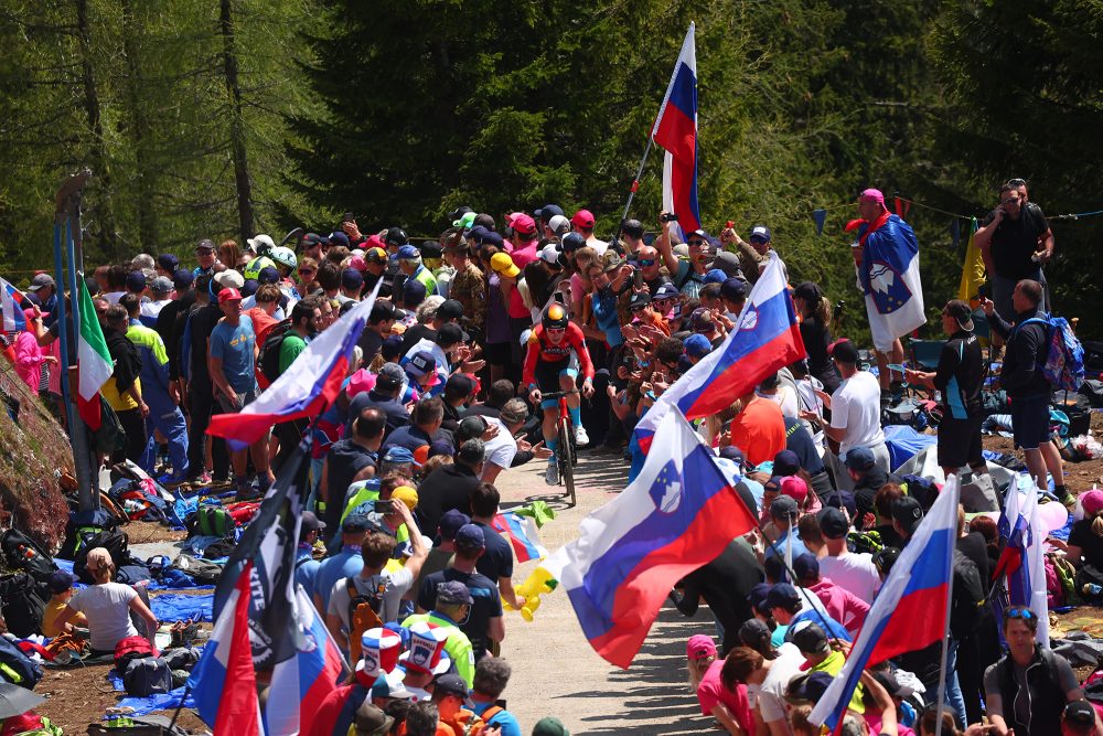 Vorletzte Etappe des Giro d'Italia (Bild: Luca Bettini/AFP)