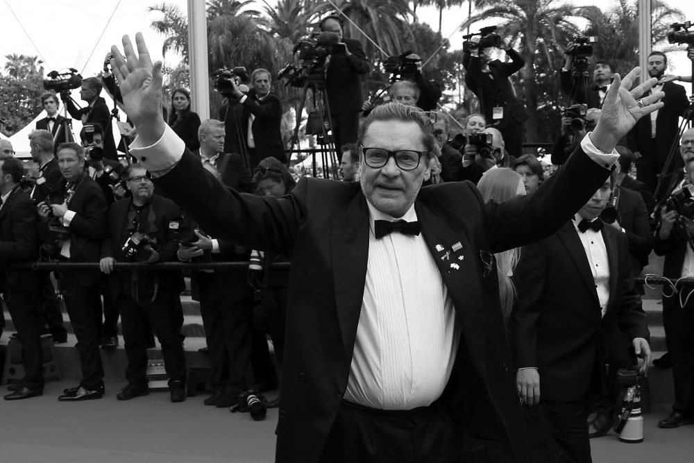 Der österreichische Schauspieler Helmut Berger bei den Filmfestspielen in Cannes im Jahr 2014 (Archivbild: Valery Hache/AFP)