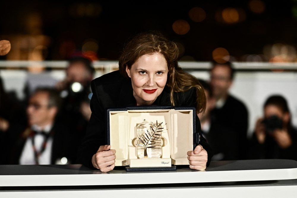 Justine Triet hat die Goldene Palme gewonnen (Bild: Loic Venance/AFP)