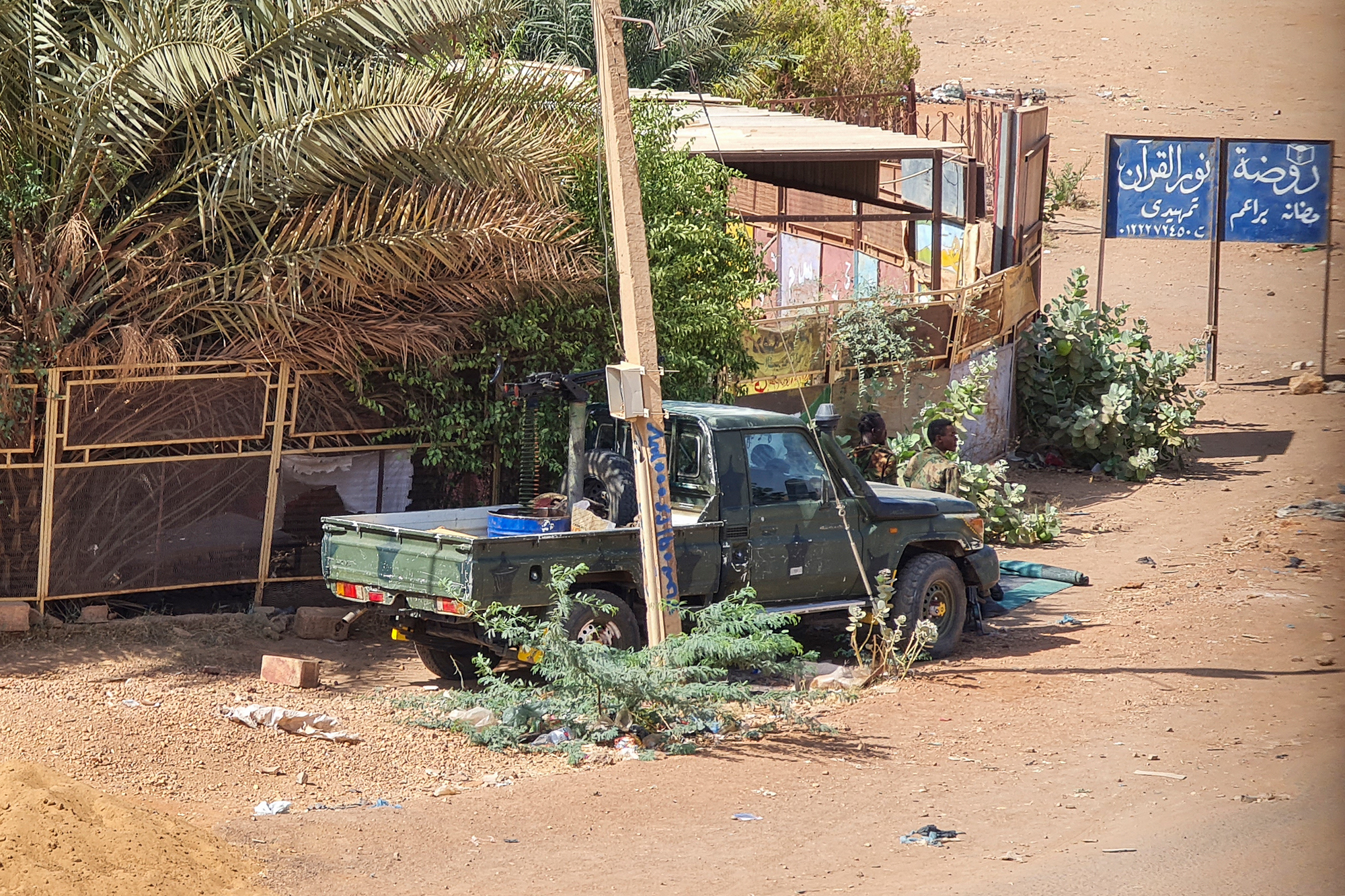 Soldaten in Khartum am Montag (Bild: AFP)