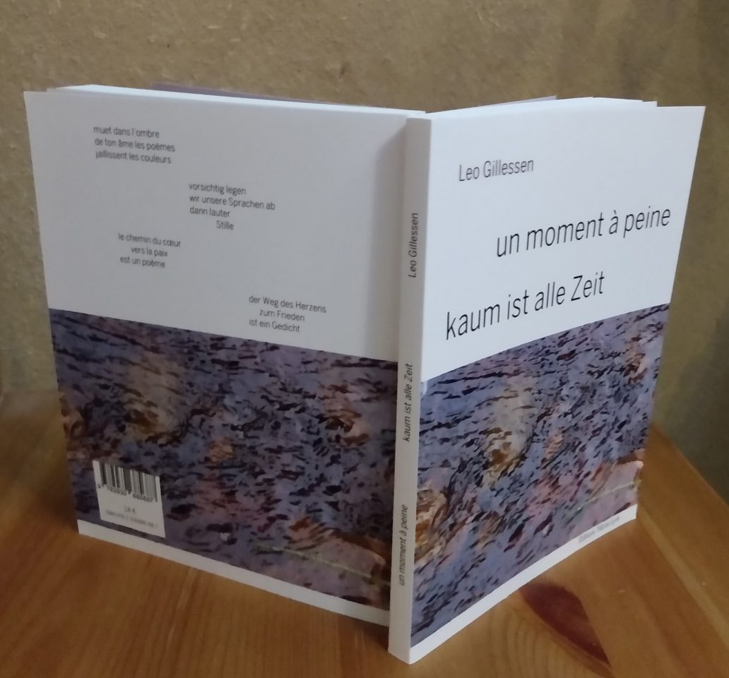 Der neue Gedichtband von Leo Gillessen: Kaum ist alle Zeit (Bild: privat)