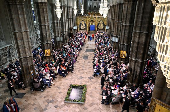 Krönung von Charles III.: In Westminster Abbey (Bild; Gareth Cattermole/Pool/AFP)