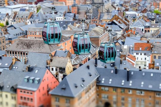 Blick von der Citadelle auf Namur (Bild: Bruno Fahy/Belga)