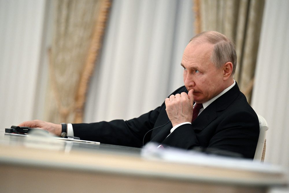 Russlands Präsident Wladimir Putin am Dienstag im Kreml (Bild: Alexey Filippov/AFP)