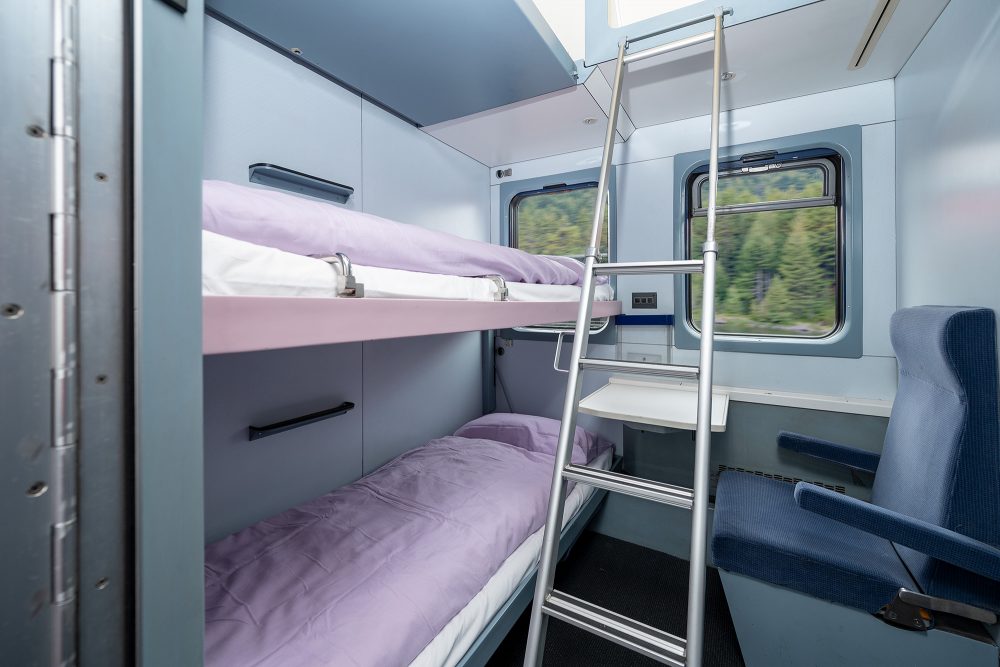 Schlafabteil im Nachtzug von Brüssel nach Berlin (Bild: European Sleeper)