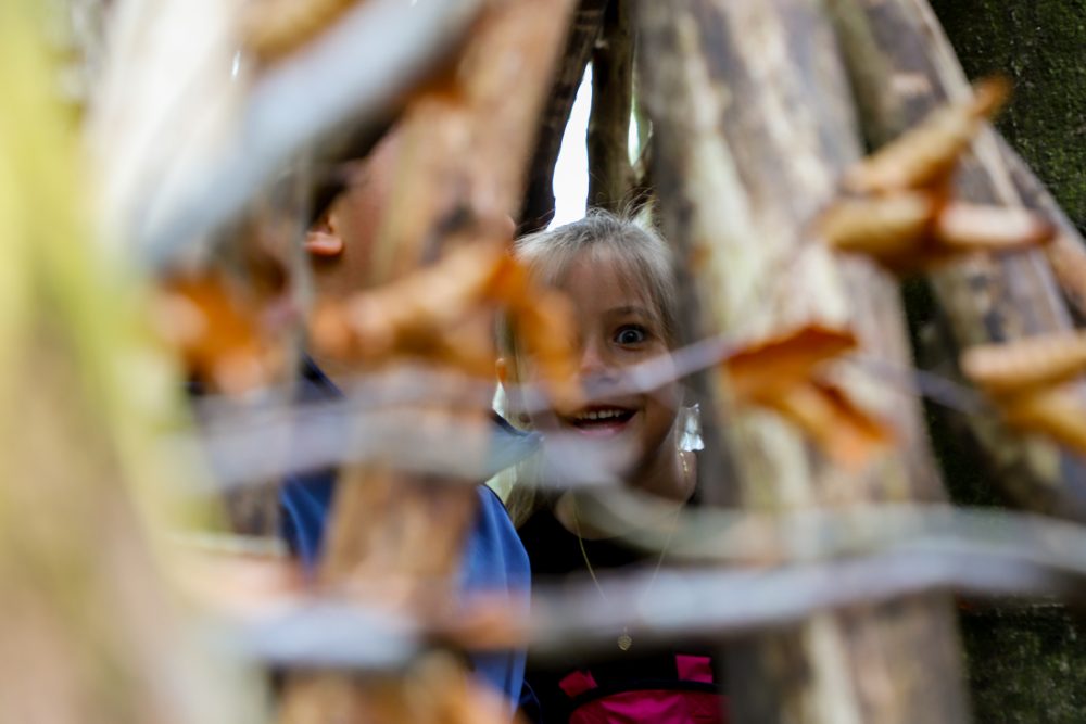 Waldtag der SGO-Kindergartenkinder (Bild: Julien Claessen/BRF)