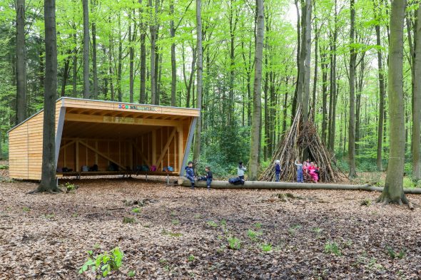 Waldtag der SGO-Kindergartenkinder (Bild: Julien Claessen/BRF)