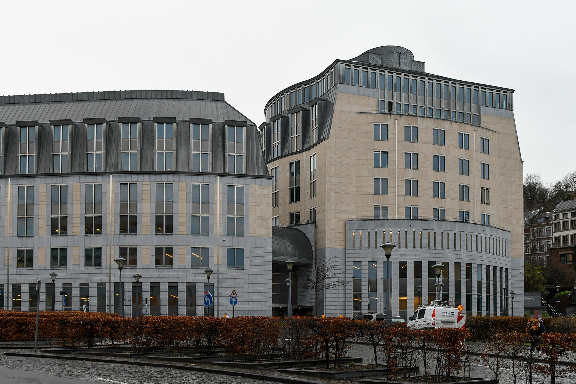 Das Strafgerichtsgebäude in Lüttich