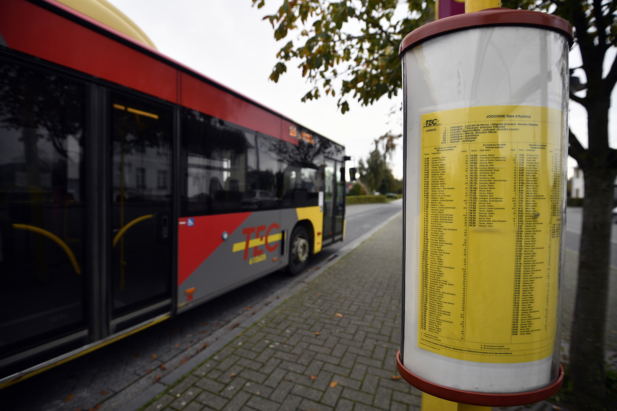 TEC-Bus (Archivbild: Eric Lalmand/Belga)