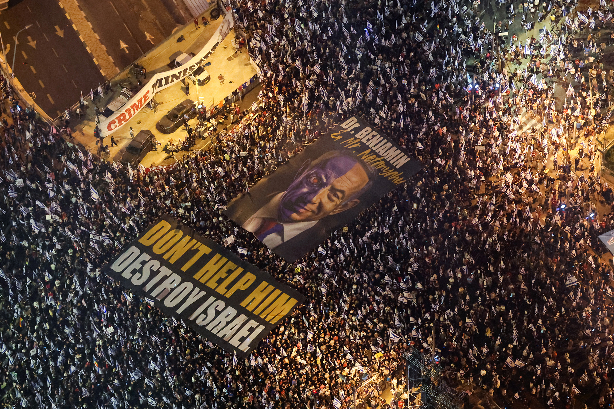 Demonstration in Tel Aviv am 27. Mai (Bild: Jack Guez/AFP)