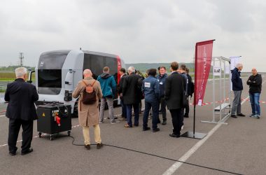 Unicaragil zeigt seine vier fahrerlosen Fahrzeuge in Aldenhoven
