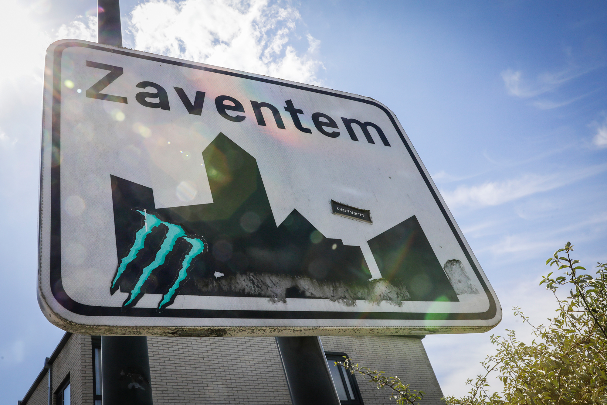 Schild von Zaventem (Bild: Thierry Roge/Belga)