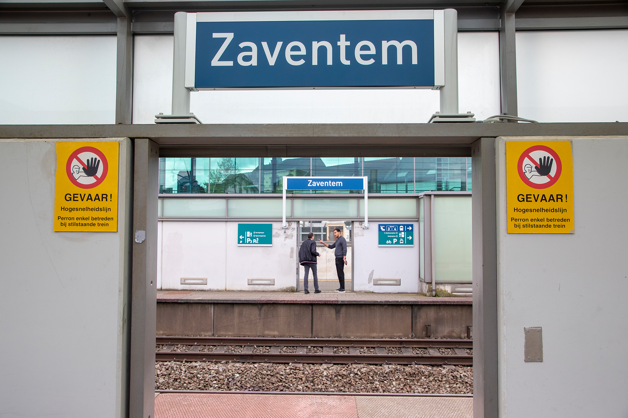 Der Bahnhof von Zaventem (Bild: Nicolas Maeterlinck/Belga)