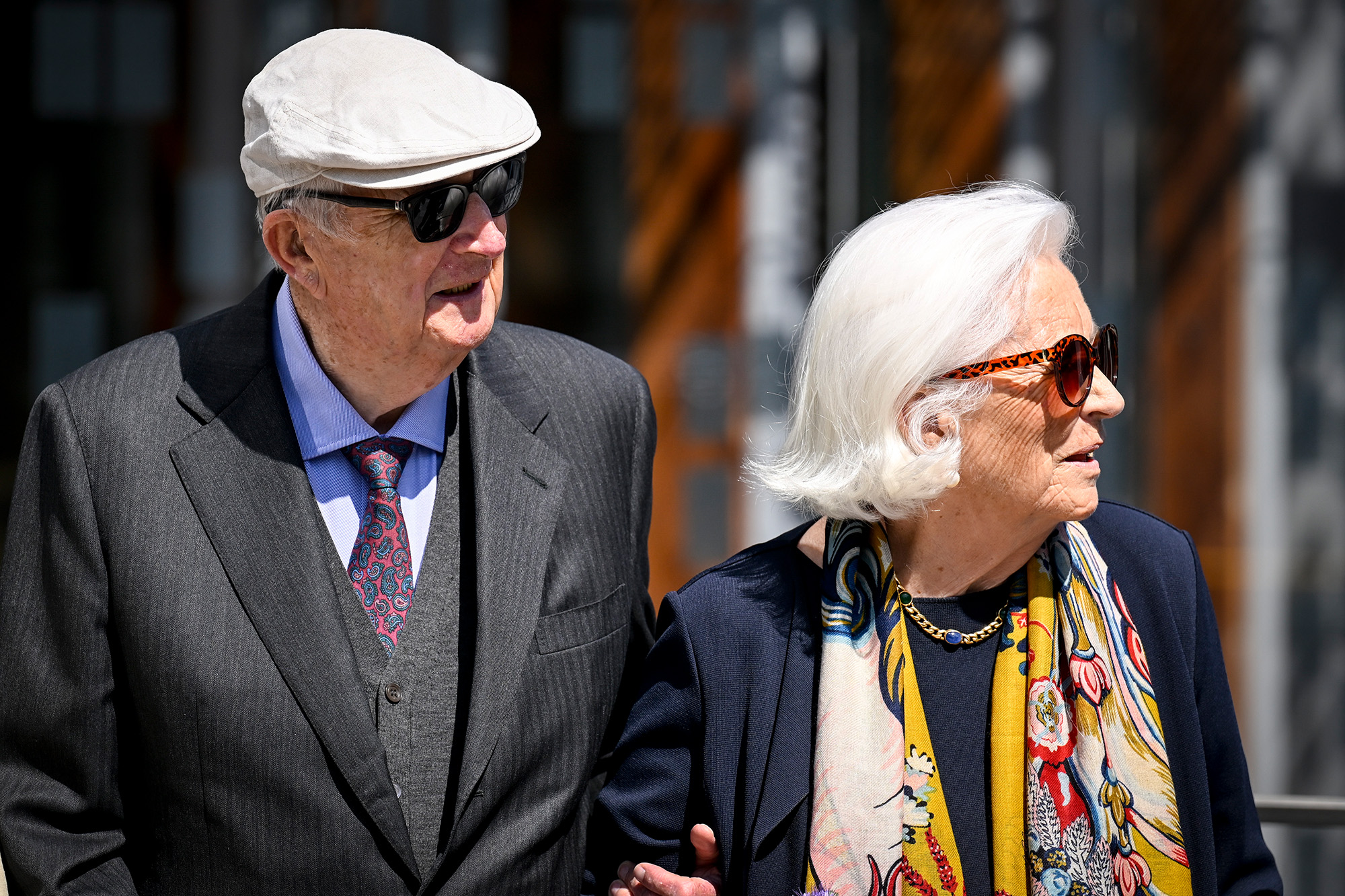 König Albert und Königin Paola Anfang Juni in Waterloo (Bild: Dirk Waem/Belga)