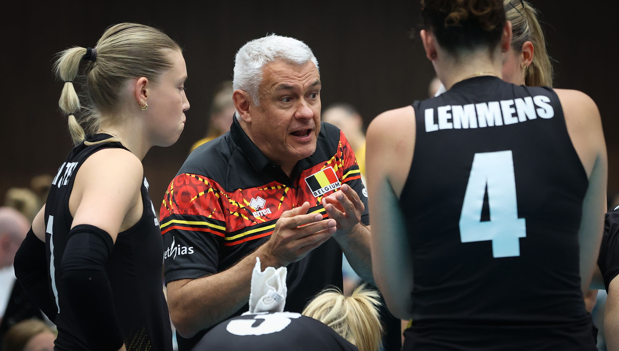 Der Cheftrainer der Volleyball-Nationalmannschaft der Frauen, Gert Vande Broek (Bild: Virginie Lefour/Belga)