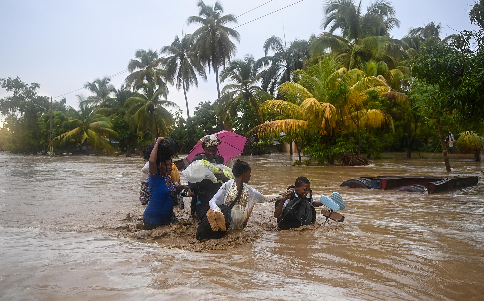 Überschwemmungen in Haiti (Bild: Richard Pierrin/AFP)