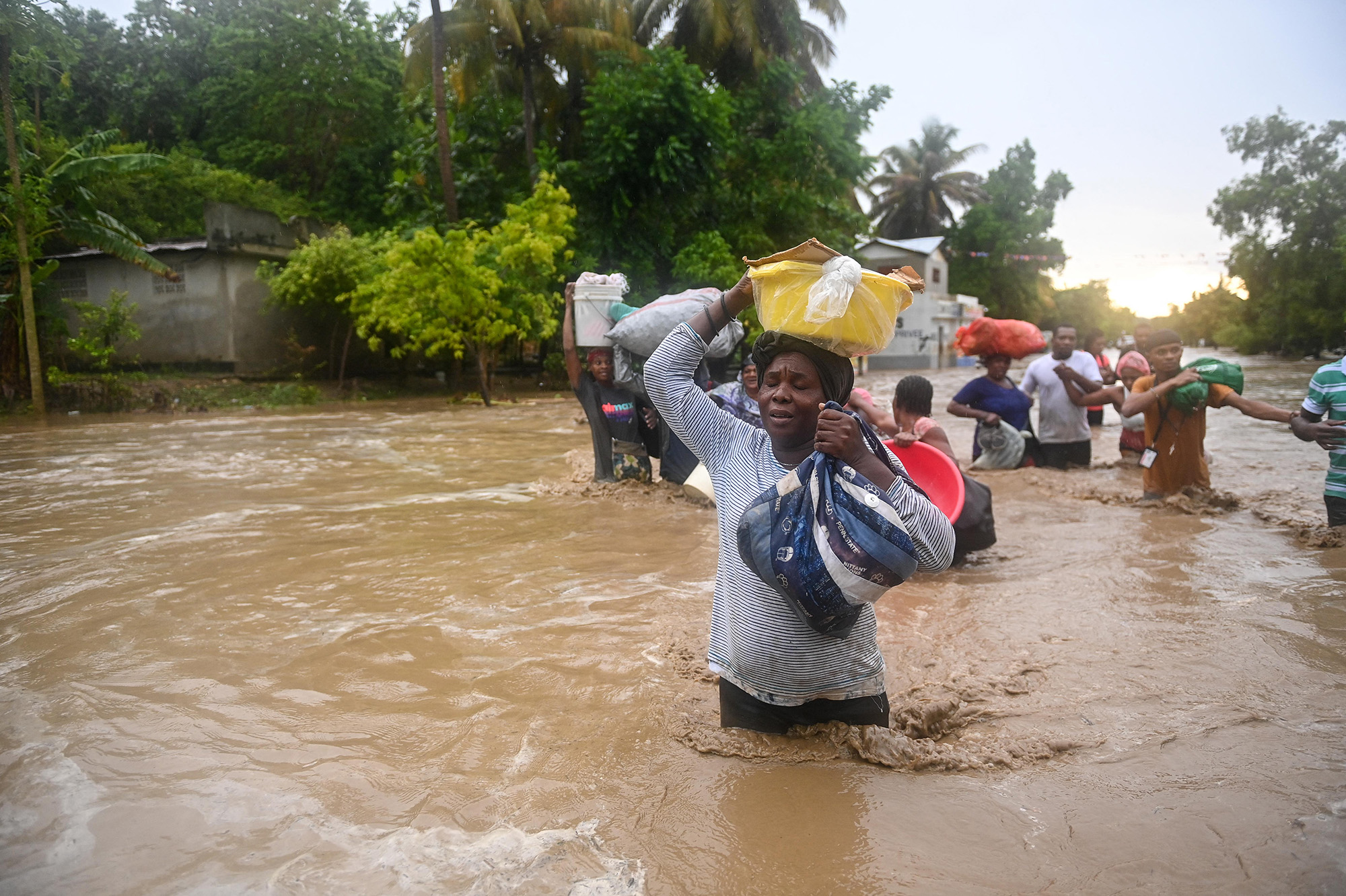 Überschwemmungen in Haiti (Bild: Richard Pierrin/AFP)