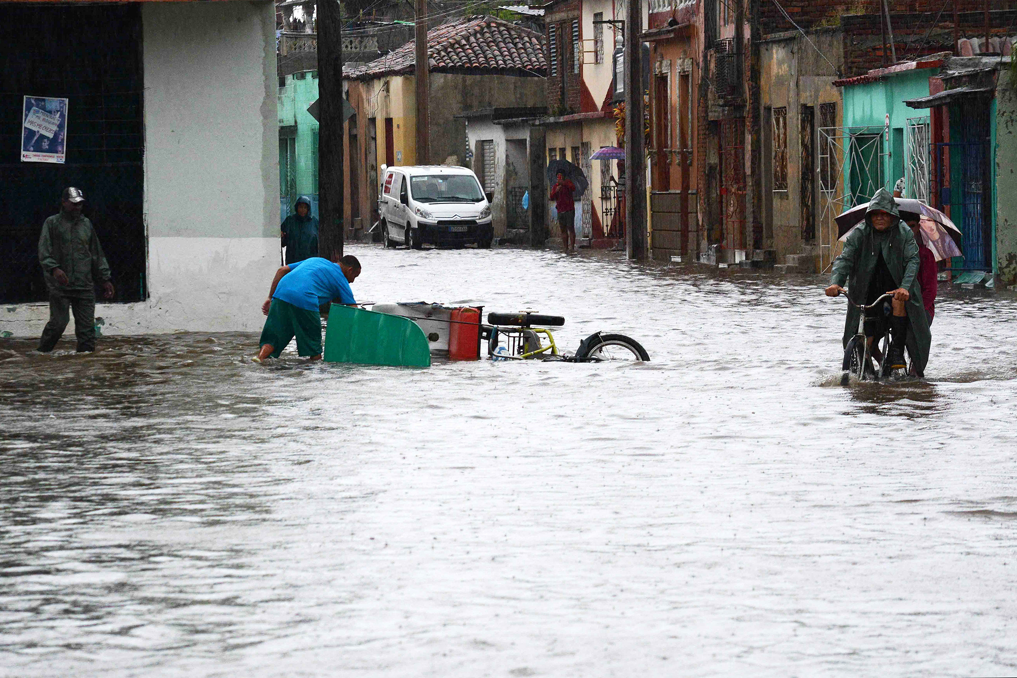 Auch in der kubanischen Stadt Camaguey hat es stark geregnet (Bild: Rodolfo Blanco Cue/ACN/AFP)