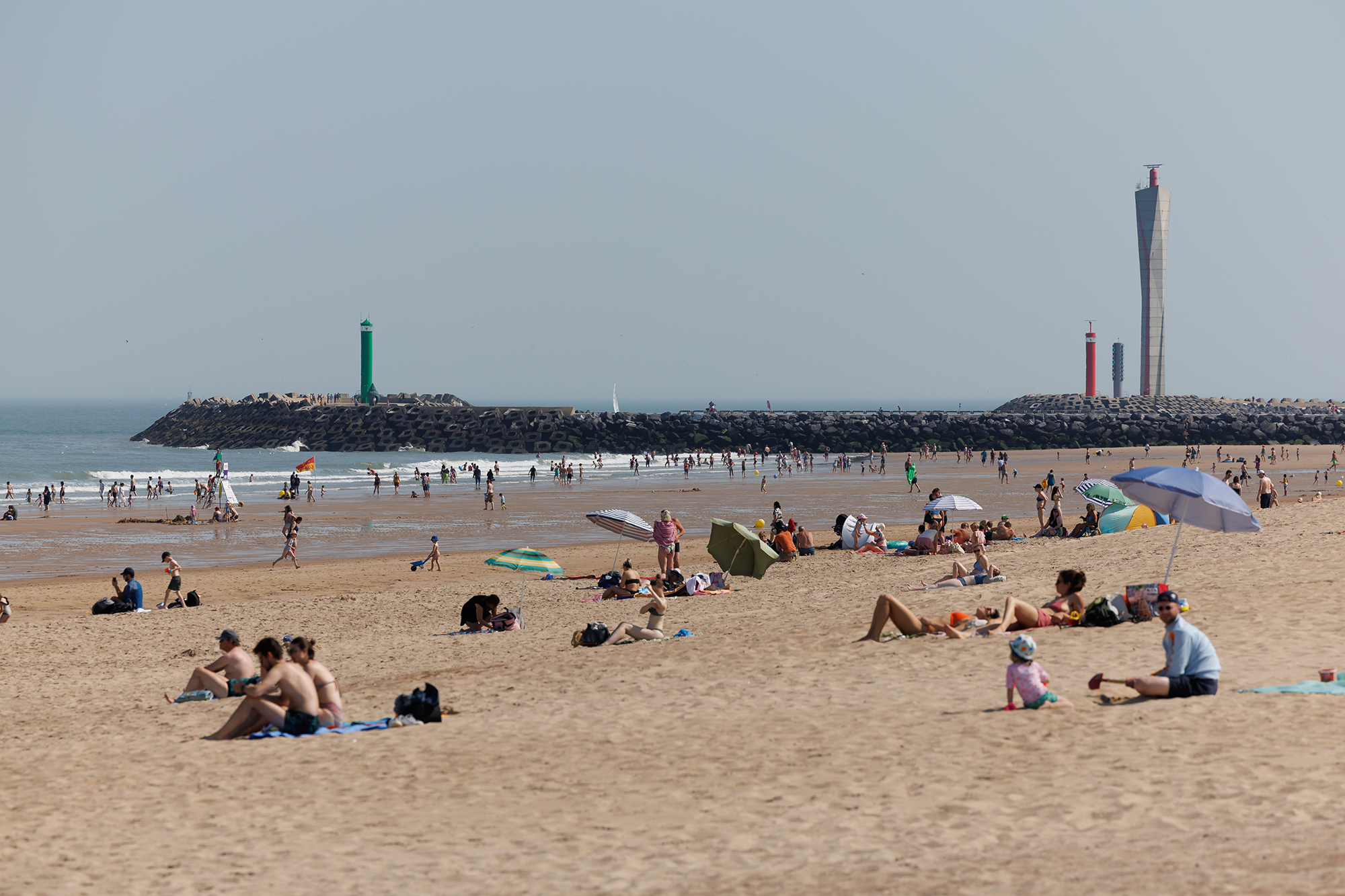 Belgische Küste bei Ostende