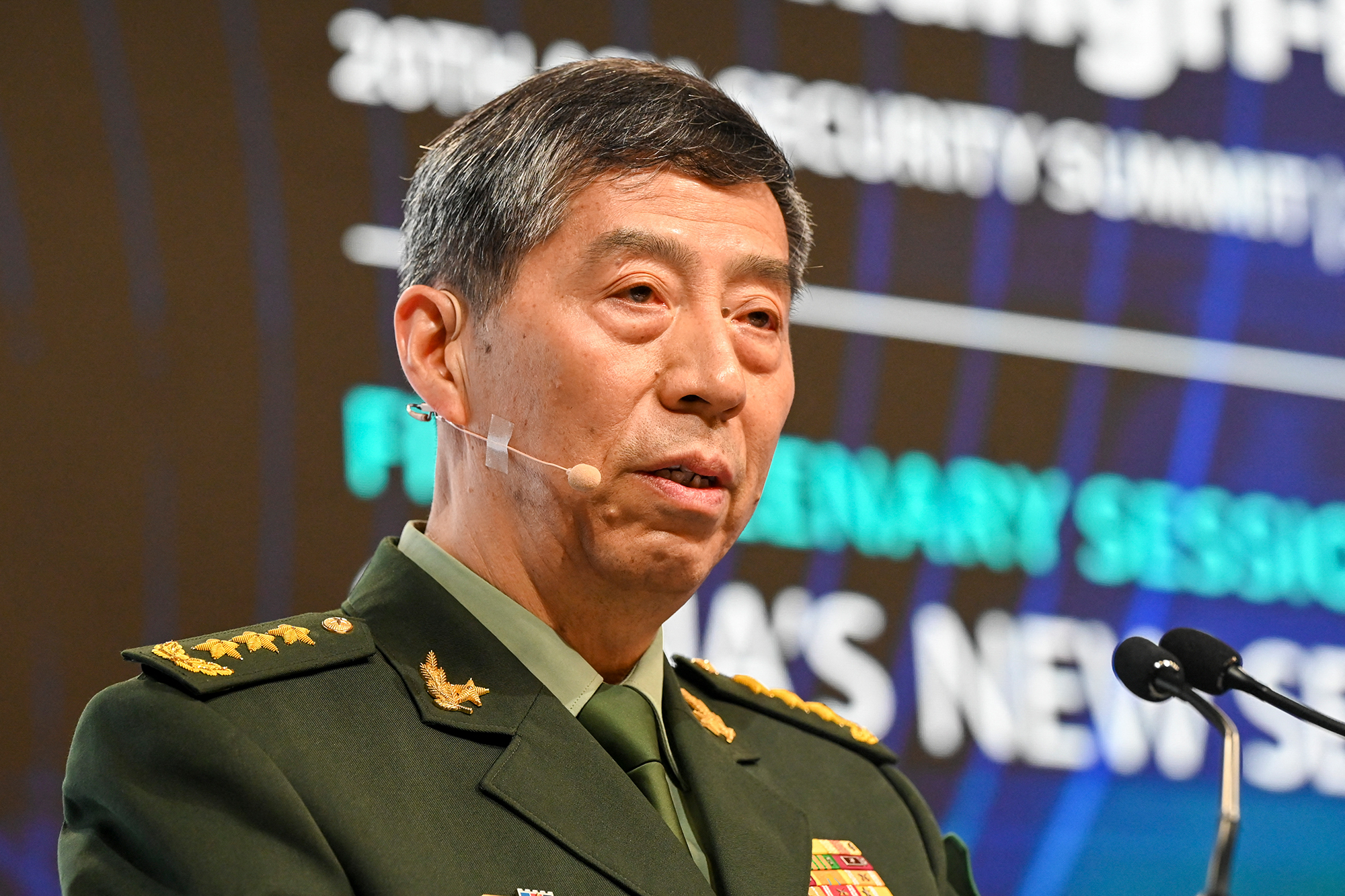 Chinas Verteidigungsminister Li Shangfu in Singapur (Bild: Roslan Rahman/AFP)