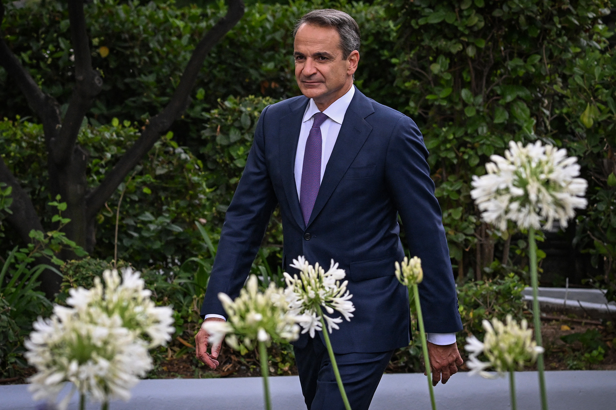 Griechenlands Regierungschef Kyriakos Mitsotakis (Bild: Aris Messinis/AFP)