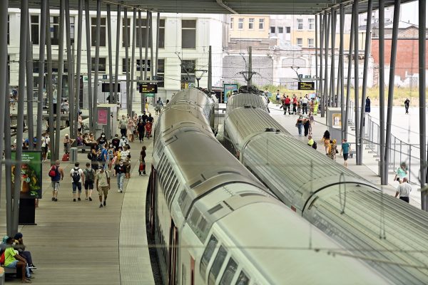 Der Bahnhof in Ostende