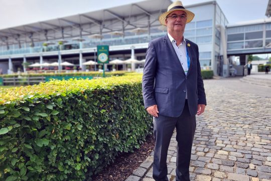 Peter Weinberg, Trainer der belgischen Reit-Equipe