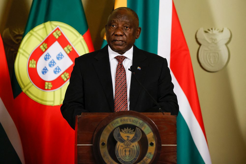 Der südafrikanische Präsident Cyril Ramaphosa (Bild: Phill Magakoe/AFP)