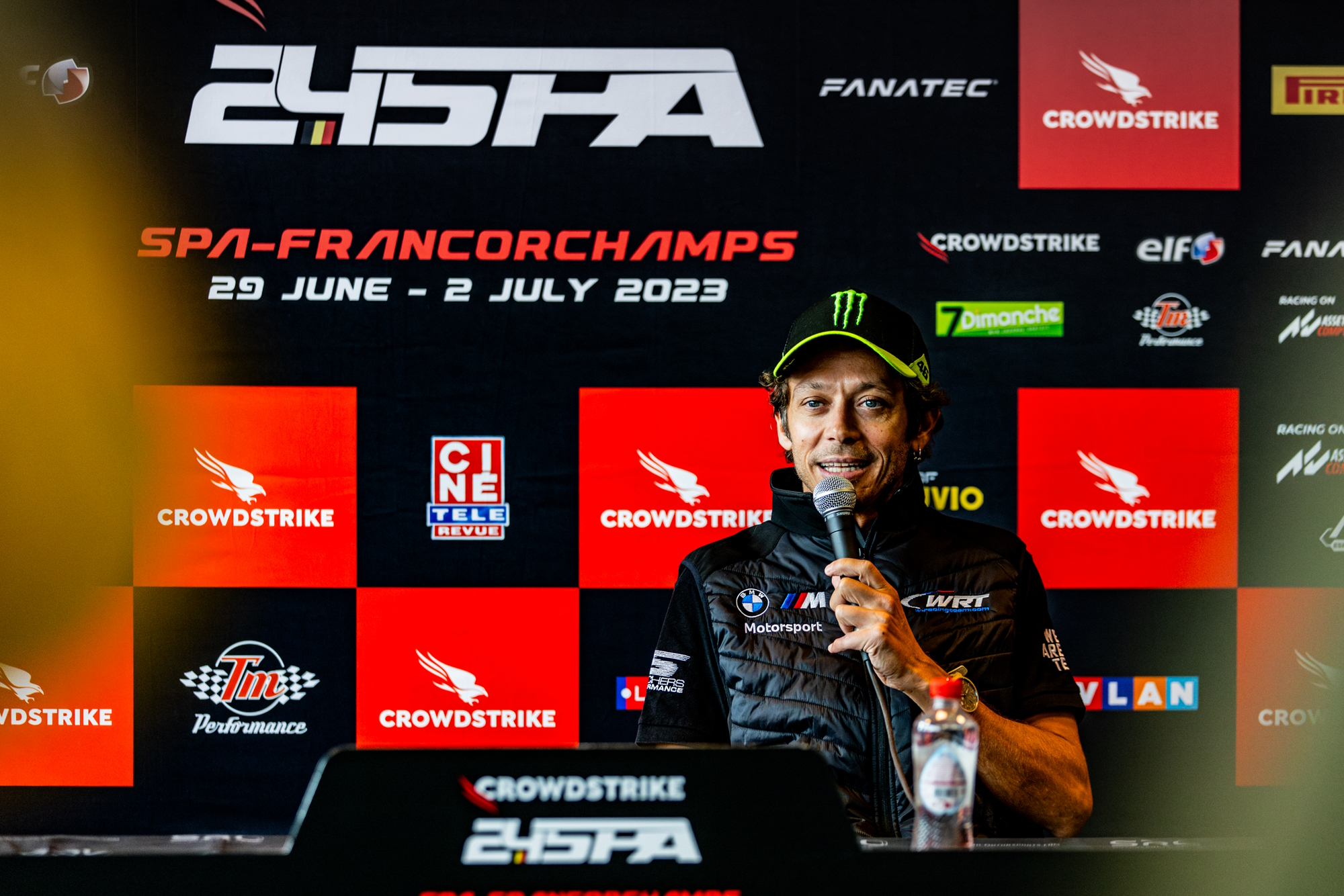 Pressekonferenz mit Valentino Rossi in Spa